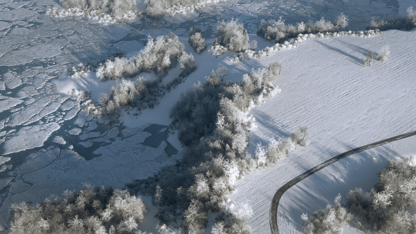 Texture seamless 4K - Snowy ground