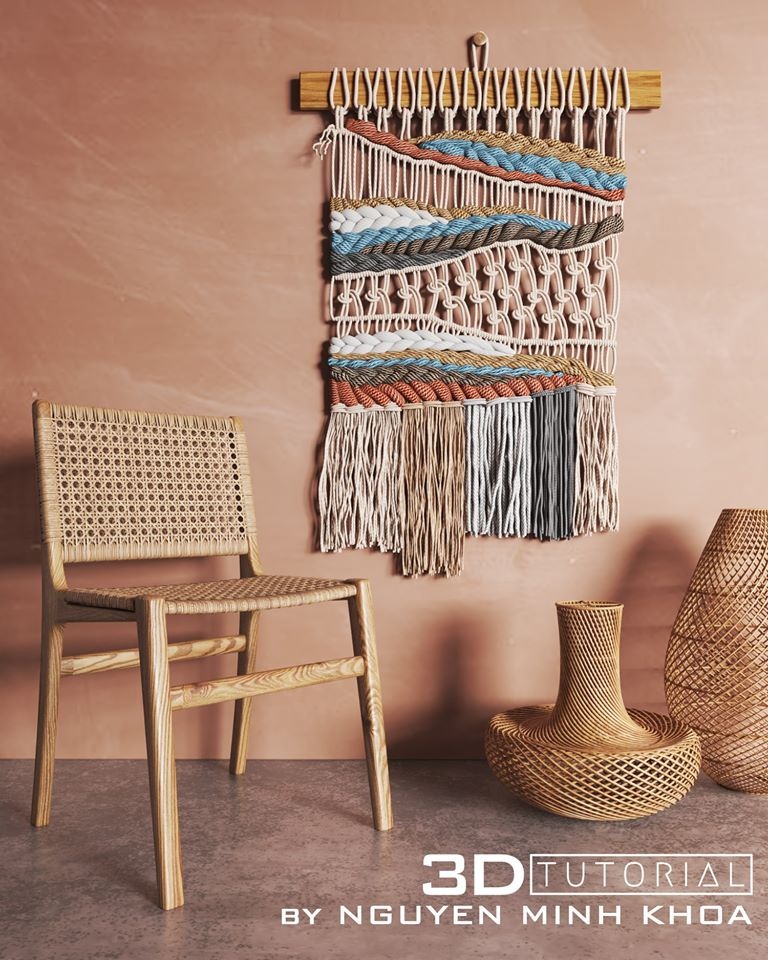 Free 3D Model Macrame by Nguyen Minh Khoa